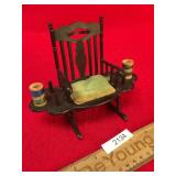 Sewing Caddy, Spool Tray, Pin Cushion, Rocking Cha