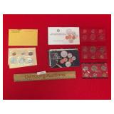 US Coins, 1964 Proof Set and 1989 Uncirculated Set