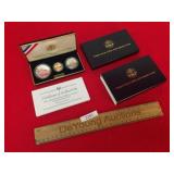 US Mint Proof Coin Set, 1991 - 1995 World War II 5