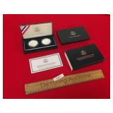 US Mint Proof Coin Set, 1999 Yellowstone Park Silv