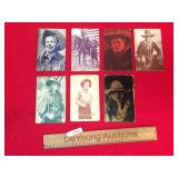Lot of 7 Postcards, Cowboys, Antique