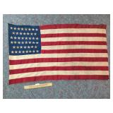 46 Star US Flag, Antique