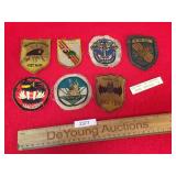 Lot of 7 US Military Patches, Vietnam Era