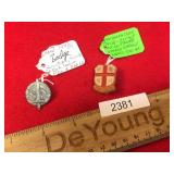 Lot of 2 German Military Pins or Badges