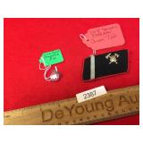 Lot of 2 German Military Pins or Badges