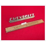 1947 Chevrolet Emblem, Vintage or Antique