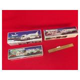 Lot of 3 Hess Trucks