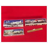 Lot of 3 Hess Trucks