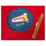 Beer Tray, Vintage, Ballantine