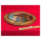 Reverse Painted Statue of Liberty, Antique