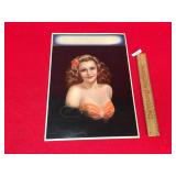 Print, Calendar Top, Pin Up Girl by Billy De Vorss