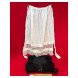 Victorian Vest and Apron, Antique