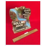 Rolling Rock Beer Display, Vintage