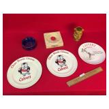 Lot of 5 Advertising Items, Bar or Alcohol, Vintag