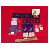 Lot of Tokens and US Coins