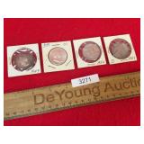 Lot of 4 Silver Half Dollars