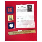 1997 Hershey Silver Token