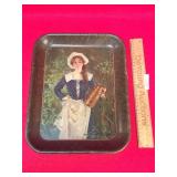 Metal Tray, Evangeline by Howard Chandler Christy,