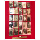 Lot of 25 Photo Postcards, Antique