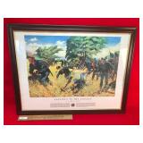 Print, US Army, Gatlings to the Assault, Vintage