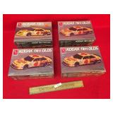 Lot of 4 Race Car Plastic Model Kits