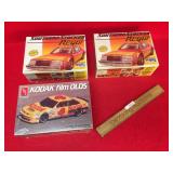 Lot of 3 Race Car Plastic Model Kits
