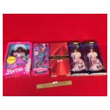 Lot of 5 Barbie Dolls