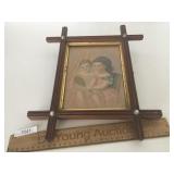 Print, Young Girls, Antique