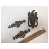 Lot of 3 Cast Metal Items, Vintage or Antique