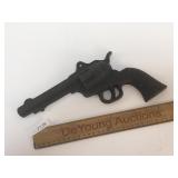 Cast Iron Revolver Decoration, Vintage