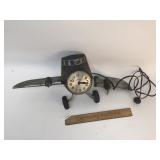 Wall Clock by Sessions, Airplane Motif, Vintage