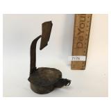 Oil or Whale Fat Lamp, Antique