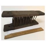 Flax Comb or Wool Brush, Antique