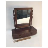 Dresser Box and Mirror, Antique
