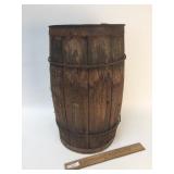 Nail Keg or Wood Barrel, Antique