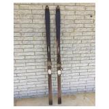 Wood or Wooden Skis, Vintage or Antique