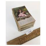 Lot of 100 Postcards, Vintage or Antique