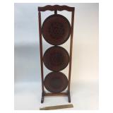 Three Tier Folding Table or Stand, Vintage