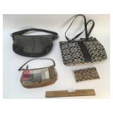 Lot of 4 Coach Purses or Handbags