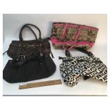 Lot of 4 Coach Purses or Handbags