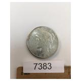 US Coin, 1923 Peace Silver Dollar