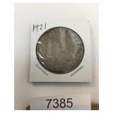 US Coin, 1921 Morgan Silver Dollar