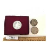 US Coins, Lot of 3 Silver Half Dollars