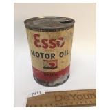 Esso Motor Oil Can, Vintage