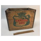 Canada Dry Wood Crate, Vintage