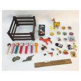 Lot of 35 Toy Items, Vintage