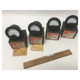 Lot of 4 Gauges, Milliamp by Westinghouse