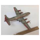 American Airlines Tin Litho Toy Airplane, Vintage