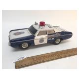 Tin Litho Police Car, Vintage