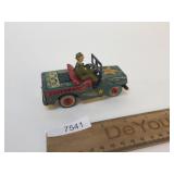 Tin Litho UJ Jeep, Vintage